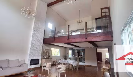 Casa com 3 Suítes à venda, 440 m² por R$ 3.798.000 - Condomínio Associação Amigos Da Malota - Chácara Malota - Jundiaí/SP