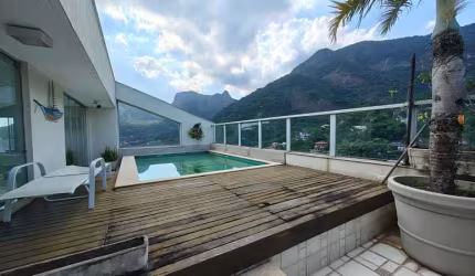 Cobertura com 5 quartos à venda na Estrada da Gávea, São Conrado, Rio de Janeiro, 230 m2 por R$ 4.500.000