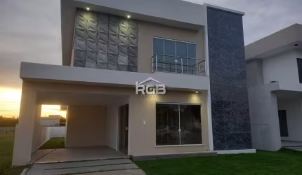 Casa Nova 4 suítes no Terras Alphaville em Camaçari R$ 980.000,00
