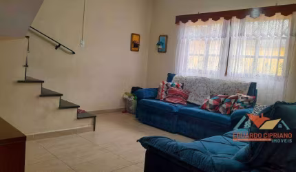 Sobrado com 3 dormitórios à venda, 102 m² por R$ 450.000,00 - Pontal de Santa Marina - Caraguatatuba/SP