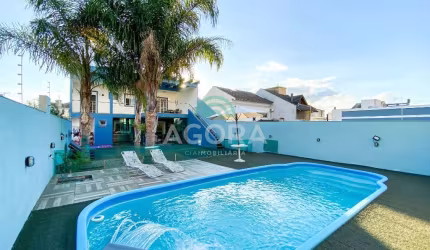 Excelente sobrado com 03 dormitórios, suíte e amplo pátio com piscina