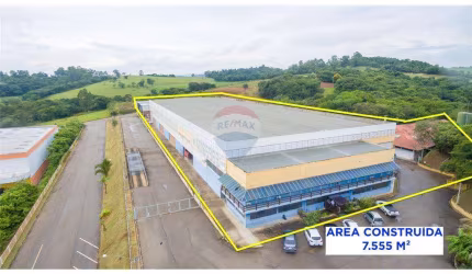Galpão à venda com 7.083 m² de área construída e 24.000m2 de área total de terreno em Jarinu/SP