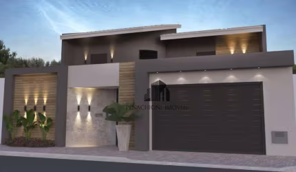 Sobrado com 4 dormitórios à venda, 320 m² por R$ 870.000,00 - Jardim Souza Queiroz - Santa Bárbara D'Oeste/SP