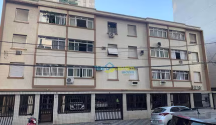 Apartamento com 1 dormitório à venda, 66 m² por R$ 350.000,00 - Aparecida - Santos/SP