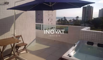 Apartamento Duplex com 3 dormitórios à venda, 118 m² por R$ 750.000,00 - Solemar - Praia Grande/SP
