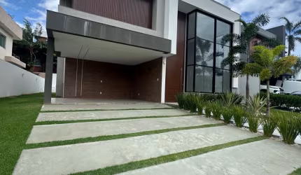Mansão de Alto Luxo no Alphaville Litoral Norte | 4 Suítes | Nascente