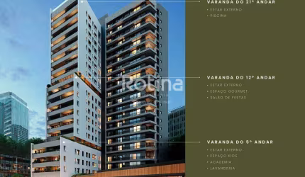 Apartamento à venda, 2 quartos, Parque Una - Uberlândia/MG - Rotina Imobiliária