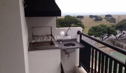 Apartamento no Aquarius, 62m, 2 quartos (1 suíte) e varanda com churrasqueira
