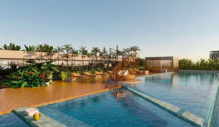 Apartamentos de ato padrão com varanda /sacada gourmet  a 590m da praia de Manaíra -AP1773