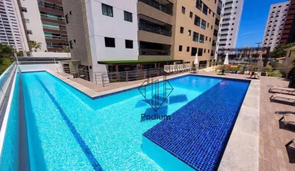 Apartamento com  varanda/sacada e projetados  com vista definitiva para o mar do Bessa no Jardim Oceania - AP2538.
