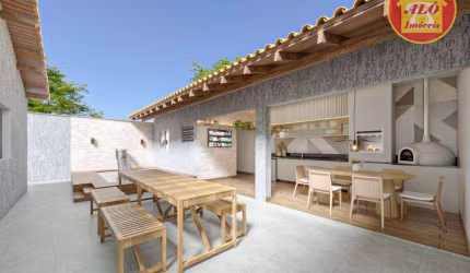 Casa com 4 quartos à venda, 190 m² por R$ 870.000 - Vila Tupi - Praia Grande/SP