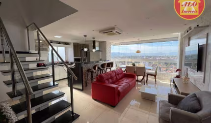 Cobertura com 3 quartos à venda, 143 m² por R$ 1.490.000 - Caiçara - Praia Grande/SP