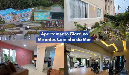 Lindo Apartamento Giardino no Mirantes Caminho do Mar!