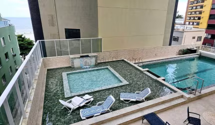 Apartamento Mobiliado na Quadra do Mar com Vista – 3 Dormitórios e 2 Vagas!