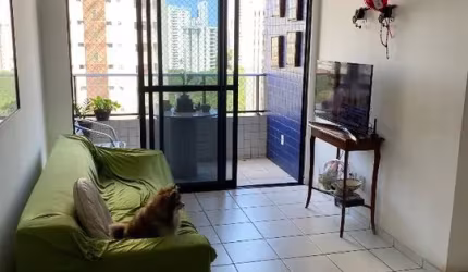 Apartamento para venda possui 84 metros com 3 quartos sendo 1 suíte com 2 vgs - na Torre - Recife - PE