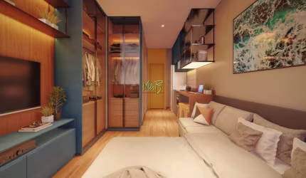 Apartamento com 1 quarto à venda na Rua Ildefonso Stockler de França, 260, Novo Mundo, Curitiba por R$ 245.000