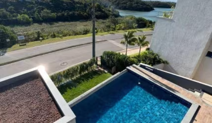 Casa duplex 5 quartos, vista para Lagoa e borda infinita