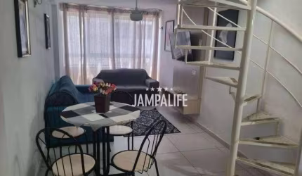 Cobertura com 1 dormitório à venda, 75 m² por R$ 895.000,00 - Tambaú - João Pessoa/PB