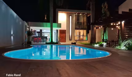 Casa para Venda em Rio das Ostras, Jardim Campomar, 5 dormitórios, 4 suítes, 5 banheiros, 3 vagas