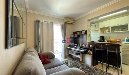 Apartamento tipo flat, alto padrão com vista mar. Com 1 dormitório à venda, 48 m² por R$ 620.000 - Ponta da Praia - Santos/SP