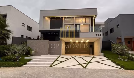 Sobrado Luxuoso de Alltíssimo padrão, mobiliado, Porteira Fechada no Alphaville II
