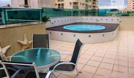 Enseada - Cobertura duplex - 03 suítes - Piscina e churrasqueira.