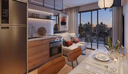 Studio com 1 dormitório à venda no Rebouças, 25 m² por R$ 239.900 - Rebouças - Curitiba/PR
