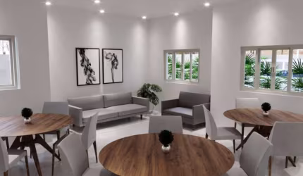 Confortável apartamento tipo para venda com 3 quartos, sendo 1 suíte, 90m²