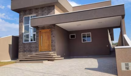 Novidade!!! Casa térrea à venda, localizado em condomínio de alto padrão em Atibaia/SP.