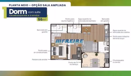 Apartamento à venda, 56 m² por R$ 488.400,00 - Campestre - Santo André/SP