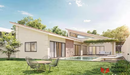 Casa térrea - 3 suítes - piscina e 3 vagas cobertas -  Chácara Eliana