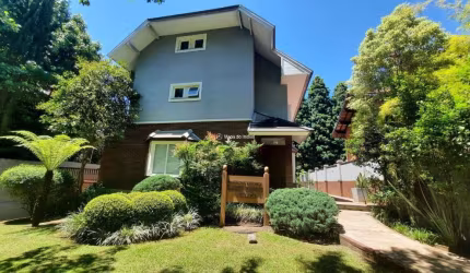 Casa em condomínio fechado com 4 quartos à venda na Rua João Alfredo Schneider, 547, Planalto, Gramado por R$ 1.590.000