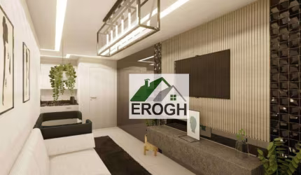 Apartamento com 2 dormitórios à venda, 60 m² por R$ 453.000,00 - Campestre - Santo André/SP