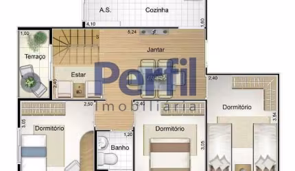 Apartamento com 4 quartos à venda na Avenida Marechal João Batista Mascarenhas Moraes, 1981, São Pedro, Osasco por R$ 380.000