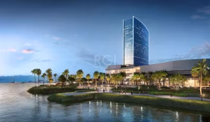 Sala comercial para locação no bairro Praia de Belas, junto ao novo empreendimento Pontal Shopping, com aproximadamente 31m²  de área privativa, 01 banheiro. Condomínio com portaria 24hs, elevadores, 