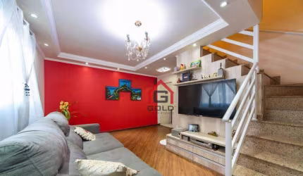 Sobrado com 3 dormitórios à venda, 176 m² por R$ 675.000,00 - Parque das Nações - Santo André/SP