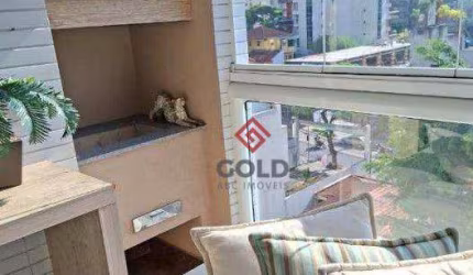 Apartamento com 3 dormitórios para alugar, 112 m² por R$ 6.500,00/mês - Jardim - Santo André/SP
