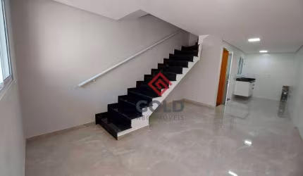 Sobrado com 2 dormitórios, 100 m² - venda por R$ 650.000,00 ou aluguel por R$ 2.700,00/mês - Parque Novo Oratório - Santo André/SP