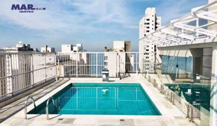 Cobertura com 4 dormitórios à venda, 190 m² por R$ 1.599.000,00 - Pitangueiras - Guarujá/SP