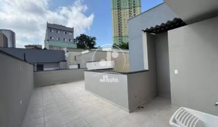 Cobertura de 90m² na Vila Príncipe de Gales-Santo André-SP: com 2 quartos, 1 suíte, 2 banheiros e 1 vaga de garagem