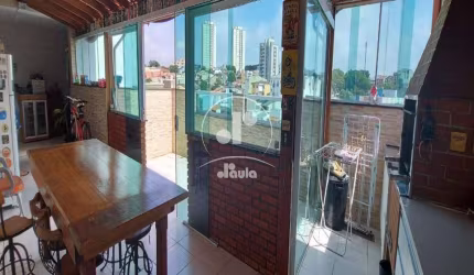 Cobertura à venda com 108m², com acesso externo, 2 dormitórios sendo 1 suíte, 1 vaga em Santo André na Vila Curuçá