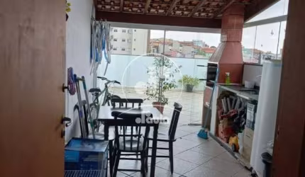 Cobertura à venda em Santo André-SP, Vila Camilópolis: 2 quartos, 1 suíte, 2 salas, 2 banheiros, 2 vagas, 100m².
