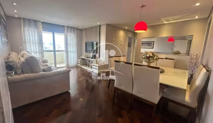 Apartamento à venda em Santo André-SP, no Jardim Santo Antônio: 2 quartos, 1 suíte, 1 sala, 2 vagas, 76m². Confira já!