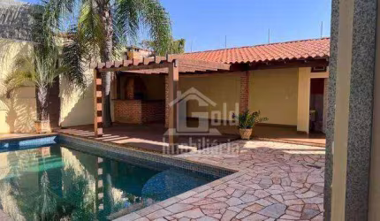 Casa Alto Padrão com Piscina e 3 dormitórios para alugar, 413 m² por R$ 6.771/mês - City Ribeirão - Ribeirão Preto/SP
