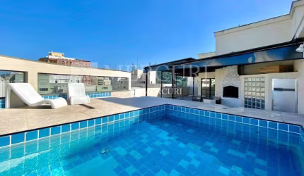 Cobertura com piscina com 3 quartos (1 suíte) à venda, 186 m² por R$ 1.600.000 - Pitangueiras - Guarujá/SP - Imobiliária Mercuri