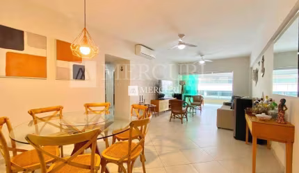 Apartamento com Varanda Gourmet, 4 quartos (2 suítes) à venda, 139 m² por R$ 900.000 - Enseada - Guarujá/SP - Imobiliária Mercuri