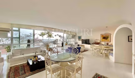 Apartamento Frente Mar com 4 quartos (1 suíte) à venda, 315 m² por R$ 2.200.000 - Pitangueiras - Guarujá/SP - Imobiliária Mercuri