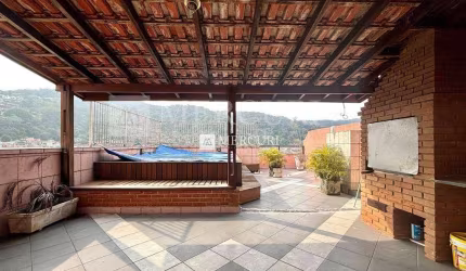 Cobertura com Piscina, 2 quartos (1 suíte) à venda, 120 m² por R$ 450.000 - Enseada - Guarujá/SP - Imobiliária Mercuri