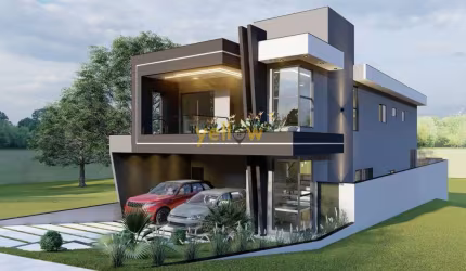 Casa em Condomínio Fechado de Luxo em Mogi das Cruzes - 4 Dormitórios, 5 Banheiros, 297m² por R$ 2,4 milhões - Venda