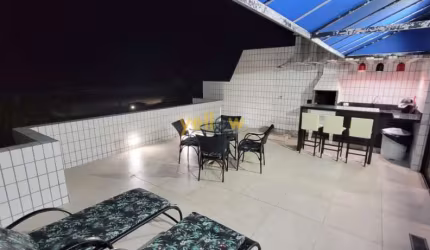 Cobertura de 129m² com 3 dormitórios e 2 suítes em Jardim das Canções, Bertioga - por R$ 970.000 para venda.